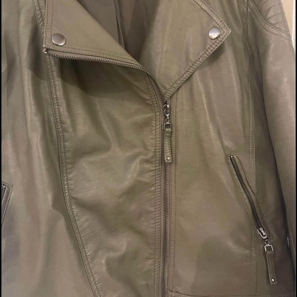 Ricki’s Asymmetrical Zip Faux Leather Jacket - Picture 2 of 4